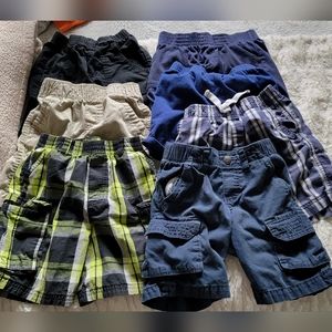 Boys size 4 shorts, cargo shorts, lot of 7